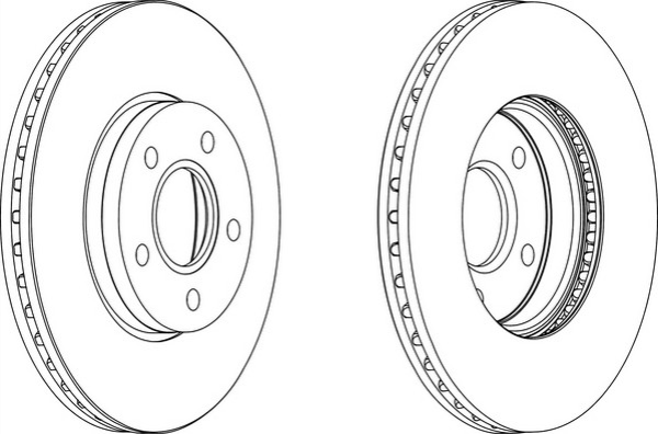 Fren Diski Ön  ( 278Mm) ( Ford : Focus C.Max 04- )(Volvo S40 )