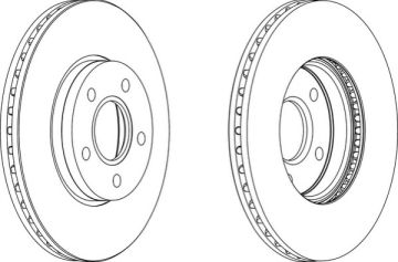 Fren Diski Ön  ( 278Mm) ( Ford : Focus C.Max 04- )(Volvo S40 )