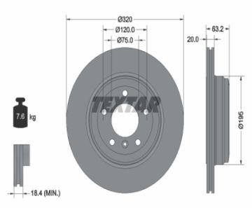 FREN DİSKİ ARKA ADET E60-E61-E63-E64 BM