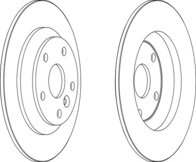 FREN DİSKİ ARKA (302MM)( FORD : MONDEO 07- )