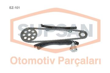 EKSANTRIK ZINCIR TAKIMI 6 PARCA  FIORINO EGEA DOBLO LINEA PALIO ALBEA PUNTO 1.3JTD MULTIJET 16V ASTRA CORSA 1.3CDTI 16V SWIFT WAGON R+Z13DT 1.3DDIS 16V BIPPER NEMO 1.3HDI 16