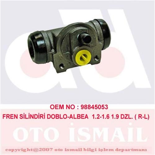 FREN SİLİNDİRİ DOBLO 1.2-1.6-1.9D-1.9JTD (03-02) (20.64mm)