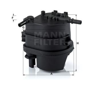 MAZOT FILTRE KUTUSU (MUSURLU)P107 P206 P207 P307 C1 C2 C3 NEMO BIPPER DV4TD (1,4HDI 8V) FIESTA FUSION 1,4TDCI