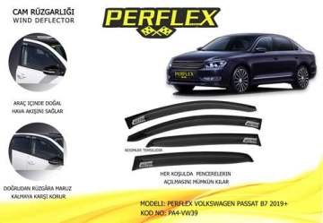 (PA4-VW39) PERFLEX V2 CAM RÜZGARLIKLARI VOLKSWAGEN PASSAT B7 2019+ (4'LÜ)