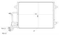 KLIMA RADYATORU  (VW: PASSAT 96-05/ AUDI : A4 1.9TDI 1.8/1.8T 97=>  ) 613×420×18