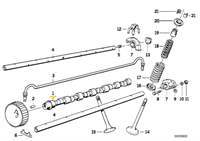 Eksantrık Mılı Bmw E30 M20 7 Yataklı