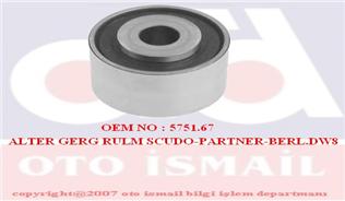 ALTERNATÖR GERGİ RULMANI P206-306 (98-01)-PARTNER-BERLINGO-EXPERT-JUMPY-XSARA (98-) 1.9D (DW8)