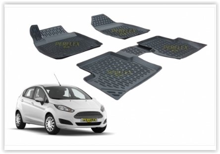 PASPAS 3D X-MAT HAVUZLU FORD FIESTA 09=> (SİYAH)