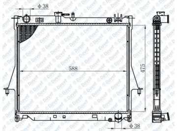 Motor Radyatoru D Max 2,5D 02+475×588×26
