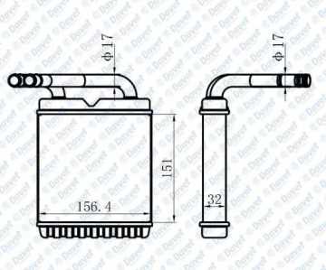 KALORIFER RADYATORU L300 (151×156×32)