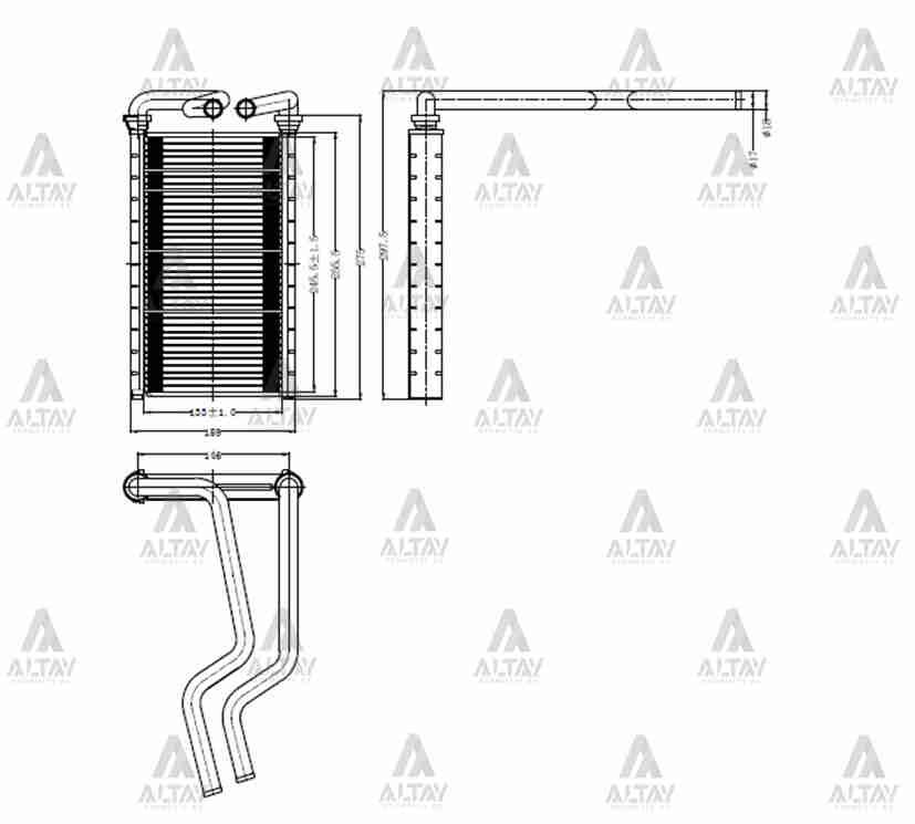RADYATÖR KALORİFER CIVIC 06-12 FD6 BRAZING