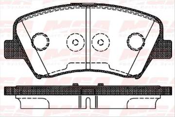 Balata Fren On-(Hyundaı: Elantra 2012> / I30 2012> / Kıa: Ceed 2012> / Carens 13> )