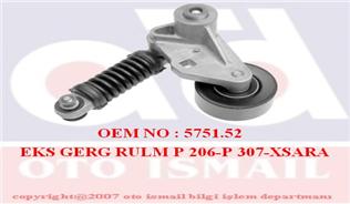 ALTERNATÖR GERGİ RULMANI (GERDİRİCİ) P206 1.4i-1.6i-16 16V (98-)-XSARA 1.4i-1.6-1.6 16V (97-05)