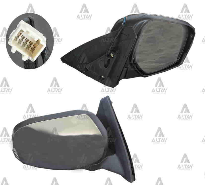 AYNA DIŞ DİKİZ L-200 06-14 ELEKTRİKLİ ISITMALI OTOMATİK KATLANIR KROM SAĞ