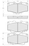 BALATA FREN ON-(TOYOTA: HILUX 89>97 ''4WD''/LANDCRUSIER 96>> )