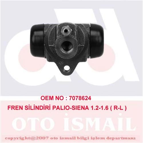FREN SİLİNDİRİ ALBEA 1.6 16V 98=> (Delik:19.05mm)