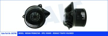 KALORİFER MOTORU 12V TRAFIC-VIVARO 1.9 DCİ-2.0-2.0 16V-2.0 DCİ-2.5 DCİ 01=>