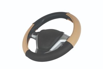 DİREKSİYON KILIFI GEÇMELİ MİNİBUS 42 CM 4 PARÇA SİYAH-BEJ