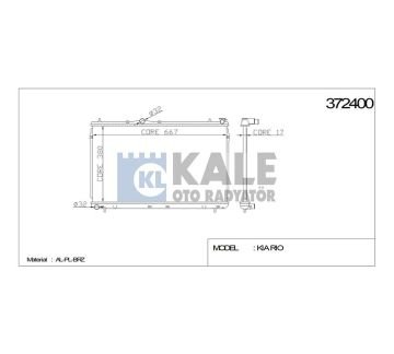 RADYATÖR SU ELANTRA  96-01 M-T BRAZING