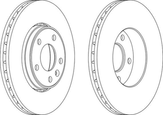 FREN DISKI ON HAVALI 305 MM ( RENAULT : TRAFIC / OPEL : VIVARO 1.9DCI 2.0 ) TEKLİ