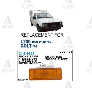 SİNYAL LAMBASI TAMPON L-200   87-98 SARI SAĞ