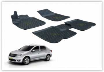 PASPAS 3D X-MAT HAVUZLU DACIA LOGAN 13=> (SİYAH)