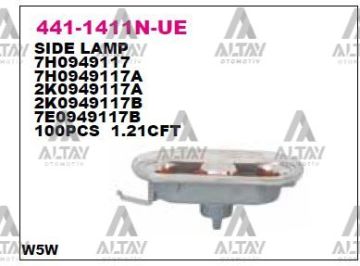 SİNYAL LAMBASI ÇAMURLUK TRANSPORTER T6 / POLO