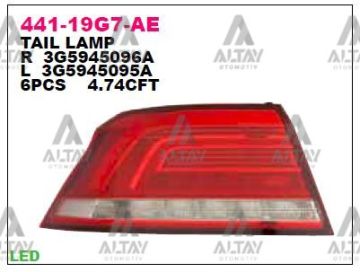STOP LAMBASI PASSAT 14-19 DIŞ SAĞ LED COMFORT.
