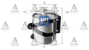 YAKIT FILTRESI (MAZOT) CLIO III / MEGANE II / SCENIC II 05=> 1.5DCI-2.0DCI SENSÖRSÜZ OEM (ORİJİNAL EQUİPMENT MANUFACTURER)
