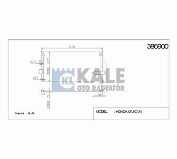RADYATÖR KLİMA CIVIC 06-12 FD6