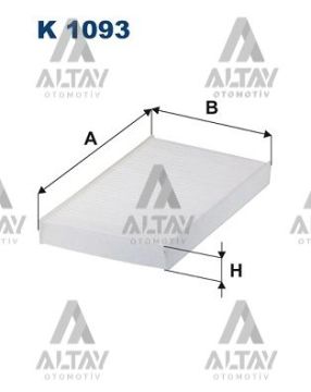 POLEN FİLTRESİ 307 / 308 / C2 / C3 / C4 / DS4 02-09 KARBONSUZ