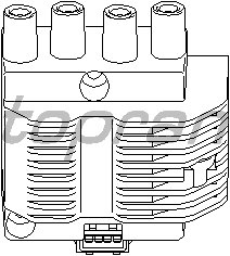ATESLEME BOBINI ASTRA F-CORSA B 1.4I 16V-1.6I 16V-TIGRA 1.4 16V-1.6 16V-VECTRA B 1.6I 16V