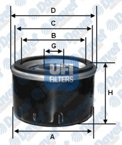 YAG FILTRESI FIAT SCUDO 1.9  P206 1.6 8V TU5JP P206 2.0 S16 P306 2.0 16V P307 2.0HDI P406 2.0 16V 2.0S16 2.0HDI PARTNER 1.4 1.9 99-- 2.0 HDI