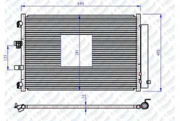Klıma Radyatoru (Kondanser) Focus Iıı 1.0 Ecoboost / 1.6Tdcı 11 />  Grand C-Max (Dxa/Cb7, Dxa/Ceu)  11>  (591×377×16)