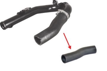 TURBO HORTUMU METAL BORU HARİÇ OK İLE GÖSTERİLEN BÜYÜK HORTUM FIAT LINEA 1.3 JTD (323AXB1A) 06=>