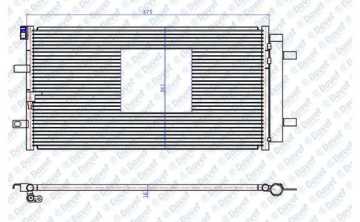 Klıma Radyatoru Kondansor Audı A4 1,8 Tfsı 2,0Tdı 08> 674×334×16  Oto / Mek Sanzıman