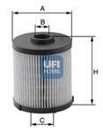 YAKIT FILTRESI (FORD:MONDEO IV 2.0TDCI 07-) (VOLVO S60-S80-V60-V70-XC70-XC60 (07-17) (DSL/5-CYL)