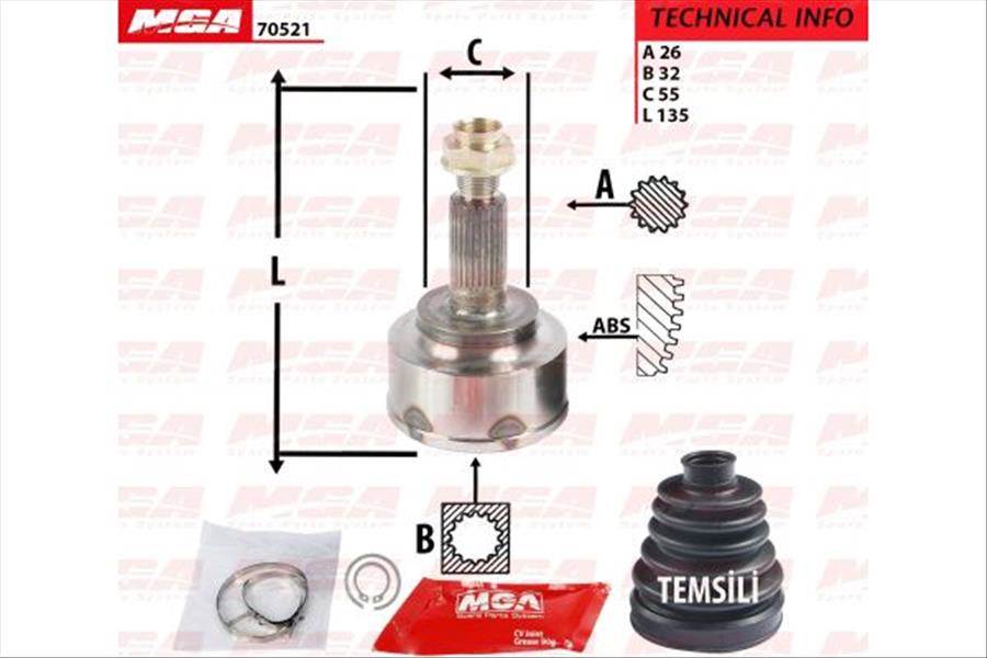 Aks Kafa Dıs-(Honda: Accord 03>10 ''2.2Cdtı Dızel'' )