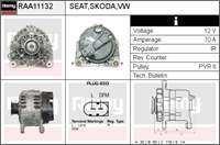ALTERNATOR 12//70/A FABIA IBIZA 00>15 ROOMSTER 06>15 POLO 02>10 RAPID 13>