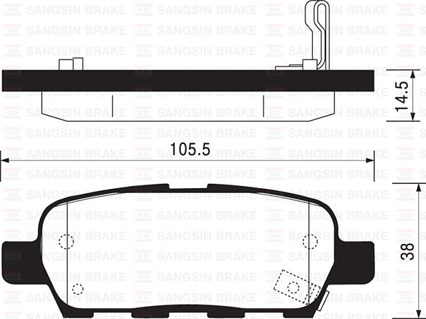 ARKA BALATA NISSAN XTRAIL2.0-2.2DCI 01=>INFINITI FX35 3.5 03=>FX45 4.5 03=>(GDB3294-GDB3508-GDB3507)