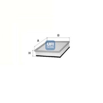 HAVA FİLTRESİ LGN III 1.5 DCI K9K 780 10/07=>-LGN III 2.0 DCI M9R 10/07=>