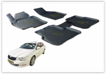 PASPAS 3D X-MAT HAVUZLU SKODA SUPERB (08-15) (SİYAH)