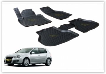 PASPAS 3D X-MAT HAVUZLU VOLKSWAGEN GOLF V (03-09) (SİYAH)