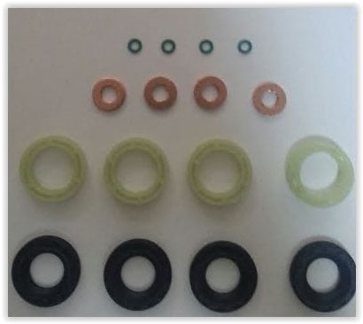 ENJEKTÖR KEÇE PUL ORİNG TAKIMI 206-307-PART-BERL-C4-C5 II-3008 DV6 1.6HDI 16V-FOCUS CMAX 1.6 Euro4