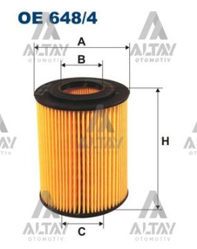 YAĞ FİLTRESİ CORSA C / COMBO C / ASTRA G / ASTRA H 98-04 Y17DT-Y17DTL-Z17DT-Z17DTH
