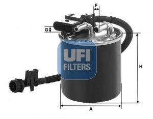 YAKIT FILTRESI MERCEDES OM651 X204 W204 S204 W212 C207 W166 VITO W639 W447 SPRINTER 906