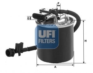 YAKIT FILTRESI MERCEDES OM651 X204 W204 S204 W212 C207 W166 VITO W639 W447 SPRINTER 906