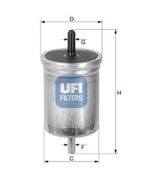 YAKIT FİLTRESİ MGN I 1.4.1.6.İ.1.6.E-TWNG-SANTAFE (WK6012) (WK6013)