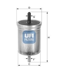 YAKIT FİLTRESİ MGN I 1.4.1.6.İ.1.6.E-TWNG-SANTAFE (WK6012) (WK6013)