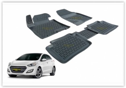 PASPAS 3D X-MAT HAVUZLU HYUNDAI İ30 12=> (SİYAH)